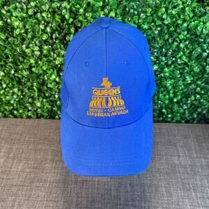 Four 4 Queens Las Vegas Hotel Casino Blue Hat Cap Fremont St Downtown LV Small